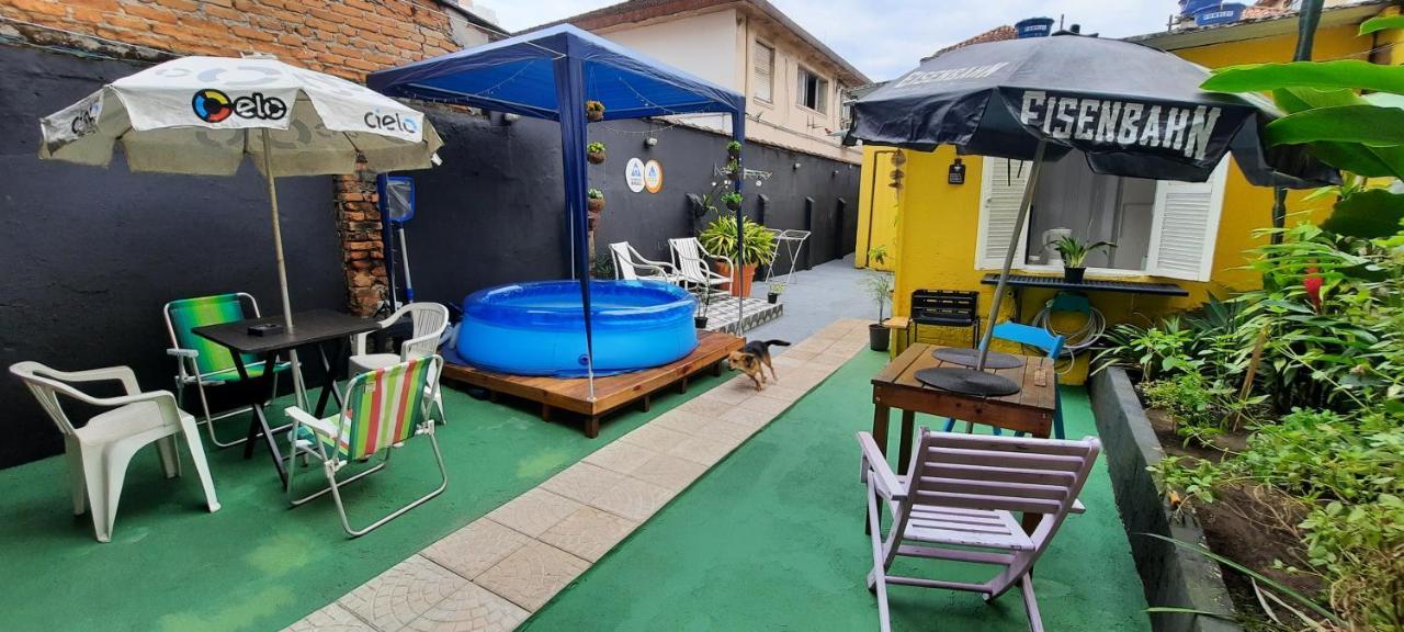 Quintal Da Bella Hostel Santos  Ngoại thất bức ảnh