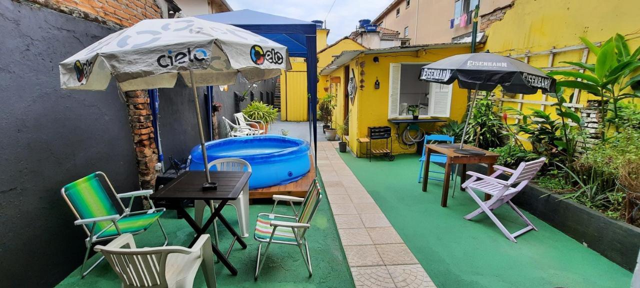 Quintal Da Bella Hostel Santos  Ngoại thất bức ảnh