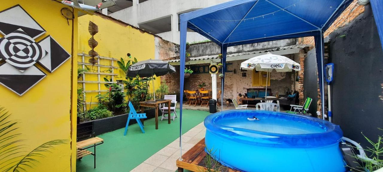Quintal Da Bella Hostel Santos  Ngoại thất bức ảnh